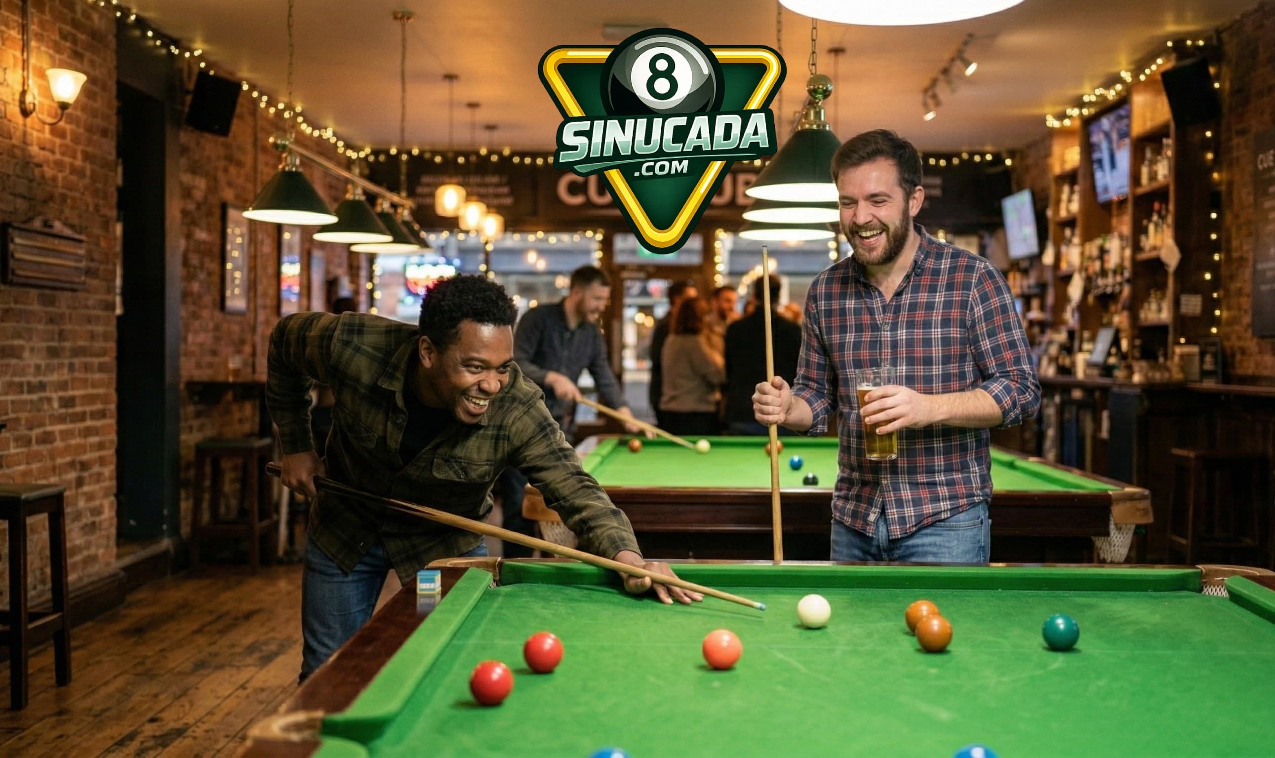 Modo 8-Ball na Sinucada