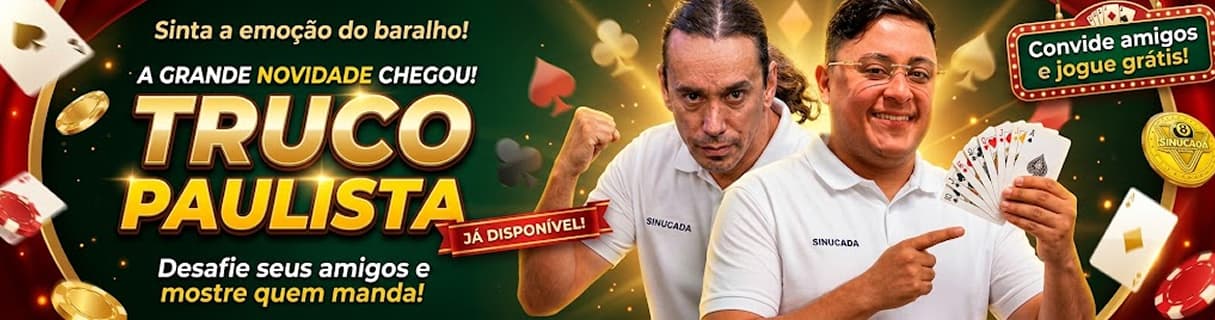 Modalidade Truco Paulista na Sinucada